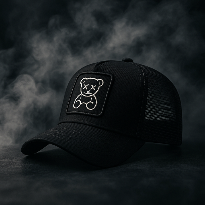 ROVESSA ROMA | CAPPELLINO TRUCKER CON ORSETTO DI PELUCHE