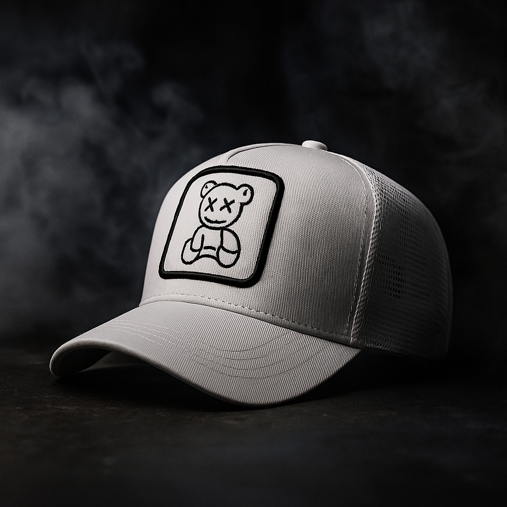 ROVESSA ROMA | CAPPELLINO TRUCKER CON ORSETTO DI PELUCHE