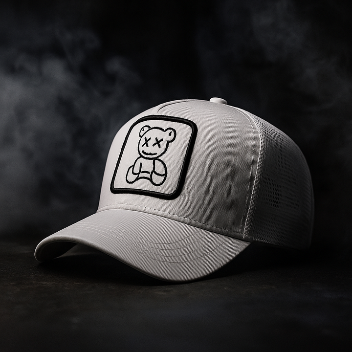 ROVESSA ROMA | CAPPELLINO TRUCKER CON ORSETTO DI PELUCHE