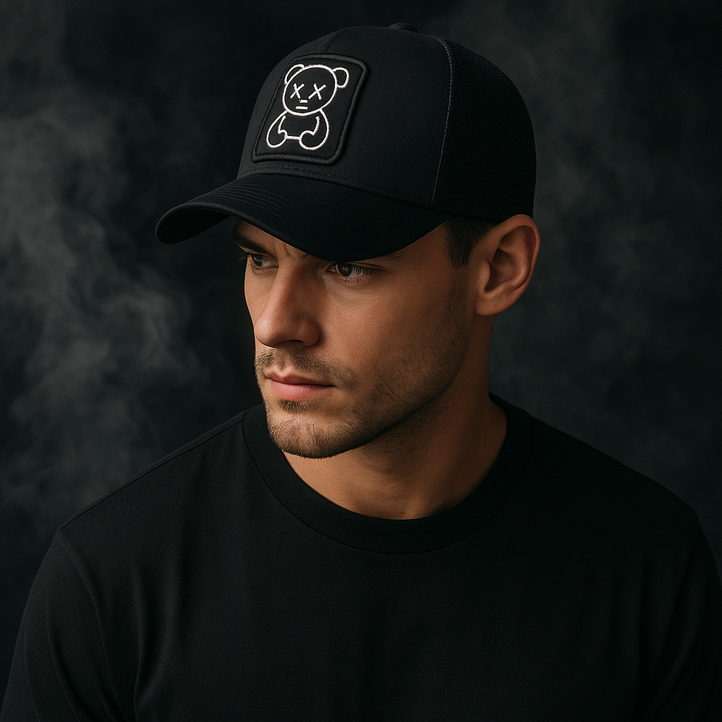 ROVESSA ROMA | CAPPELLINO TRUCKER CON ORSETTO DI PELUCHE