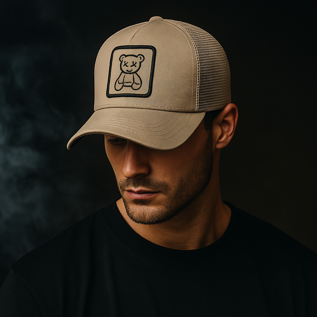 ROVESSA ROMA | CAPPELLINO TRUCKER CON ORSETTO DI PELUCHE
