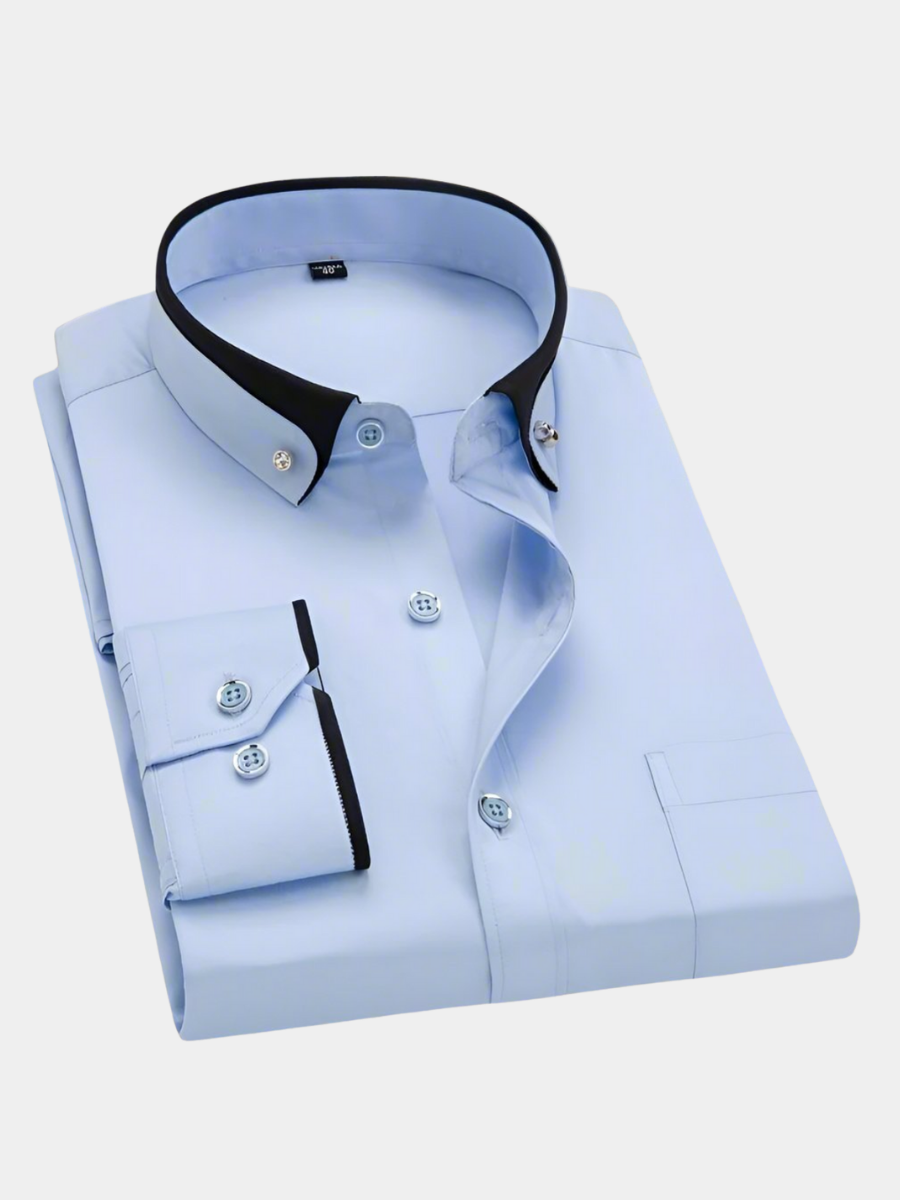 ROVESSA ROMA | CAMICIA CLASSICA DA UOMO A MANICHE LUNGHE