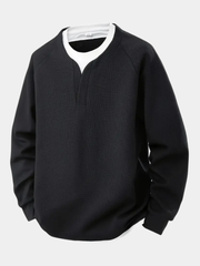 ROVESSA ROMA | MAGLIA A MANICHE LUNGHE A STRATI DA UOMO