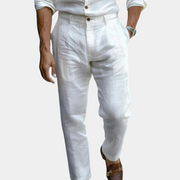 PANTALONI IN LINO ELEGANTI ROVESSA ROMA (1+1 OMAGGIO)