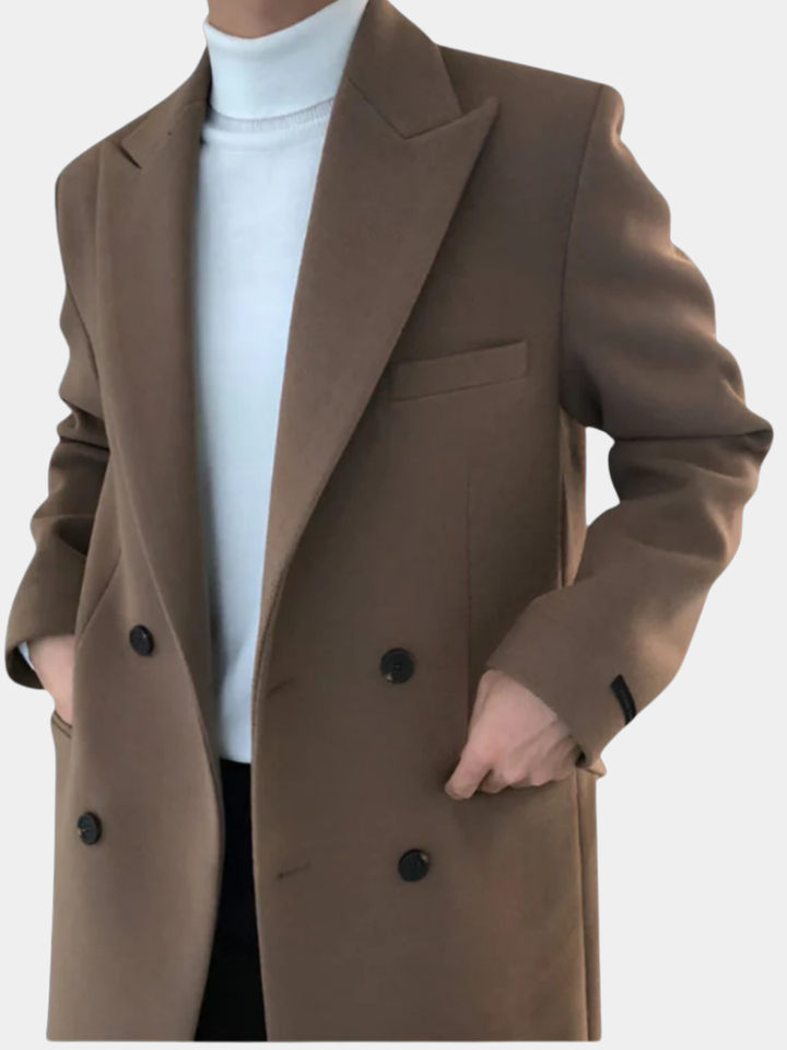 ROVESSA ROMA | CAPPOTTO DOPPIOPETTO ELEGANTE DA UOMO