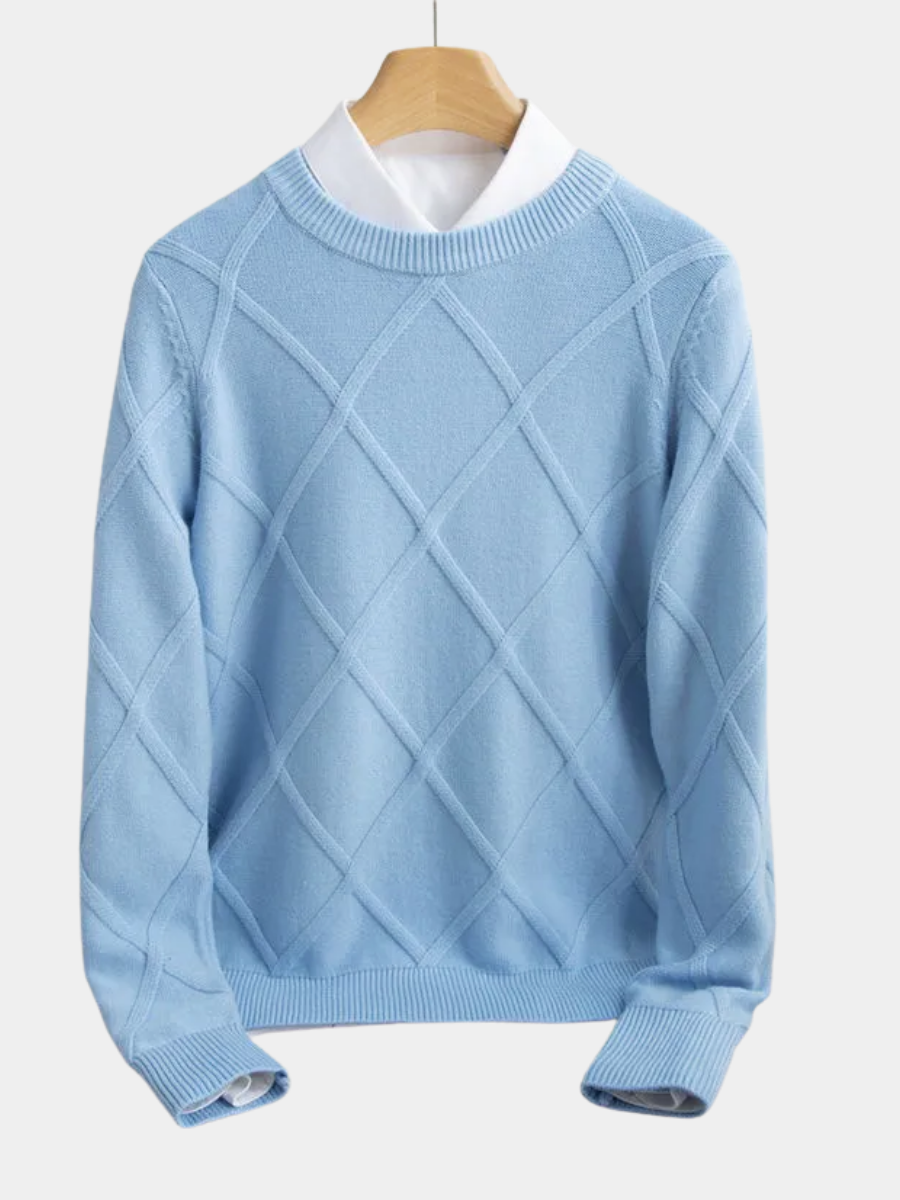 Rovessa Roma | Maglione Argyle in Cashmere