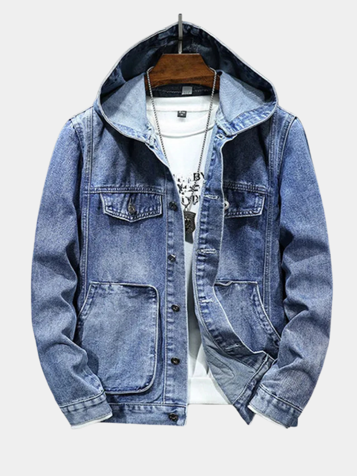 ROVESSA ROMA | FELPA IN DENIM RETRÒ