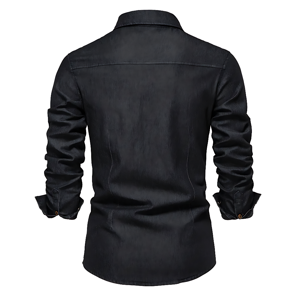 ROVESSA ROMA | CAMICIA IN DENIM SLIM