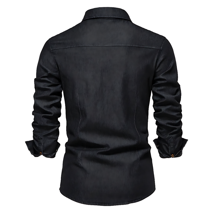 ROVESSA ROMA | CAMICIA IN DENIM SLIM