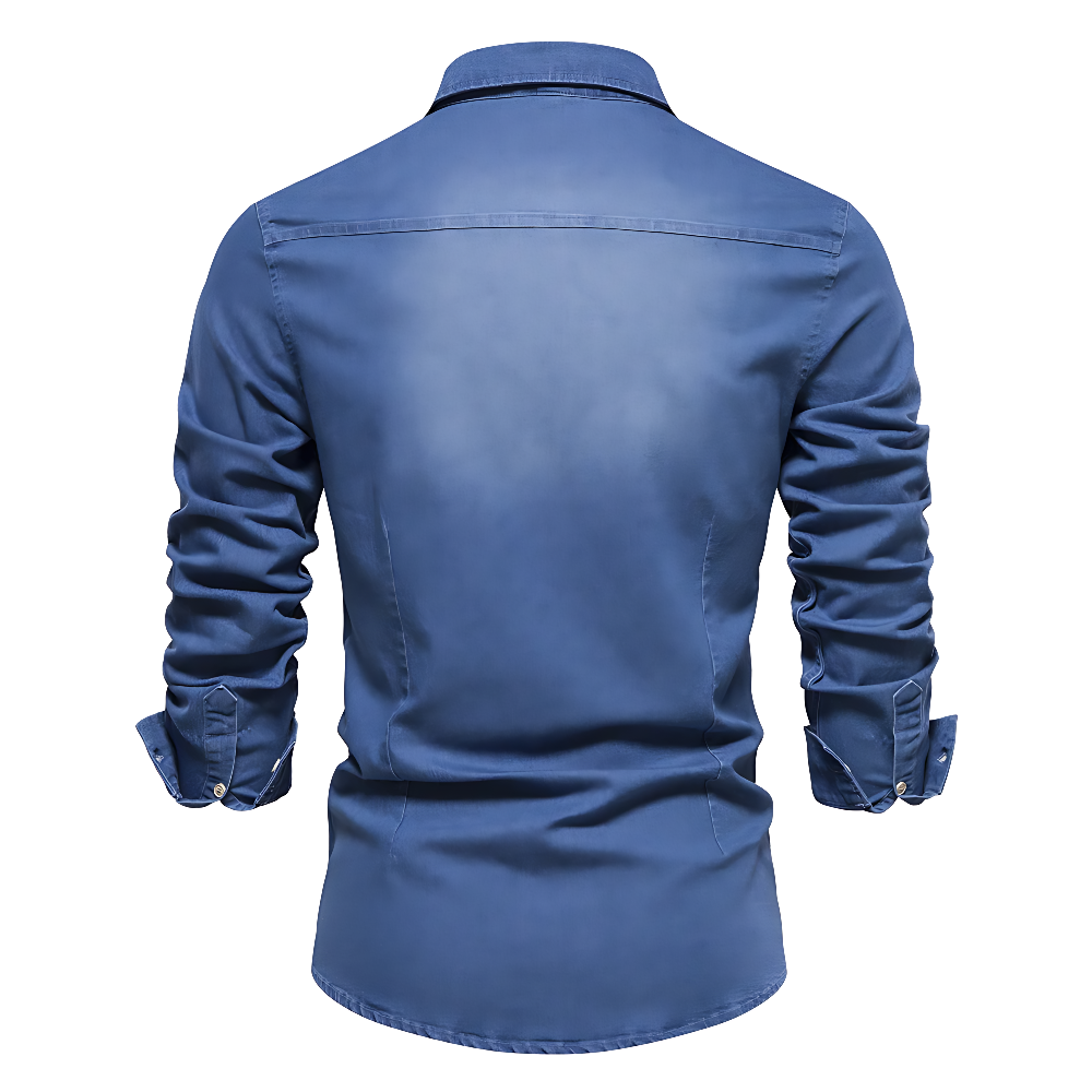 ROVESSA ROMA | CAMICIA IN DENIM SLIM