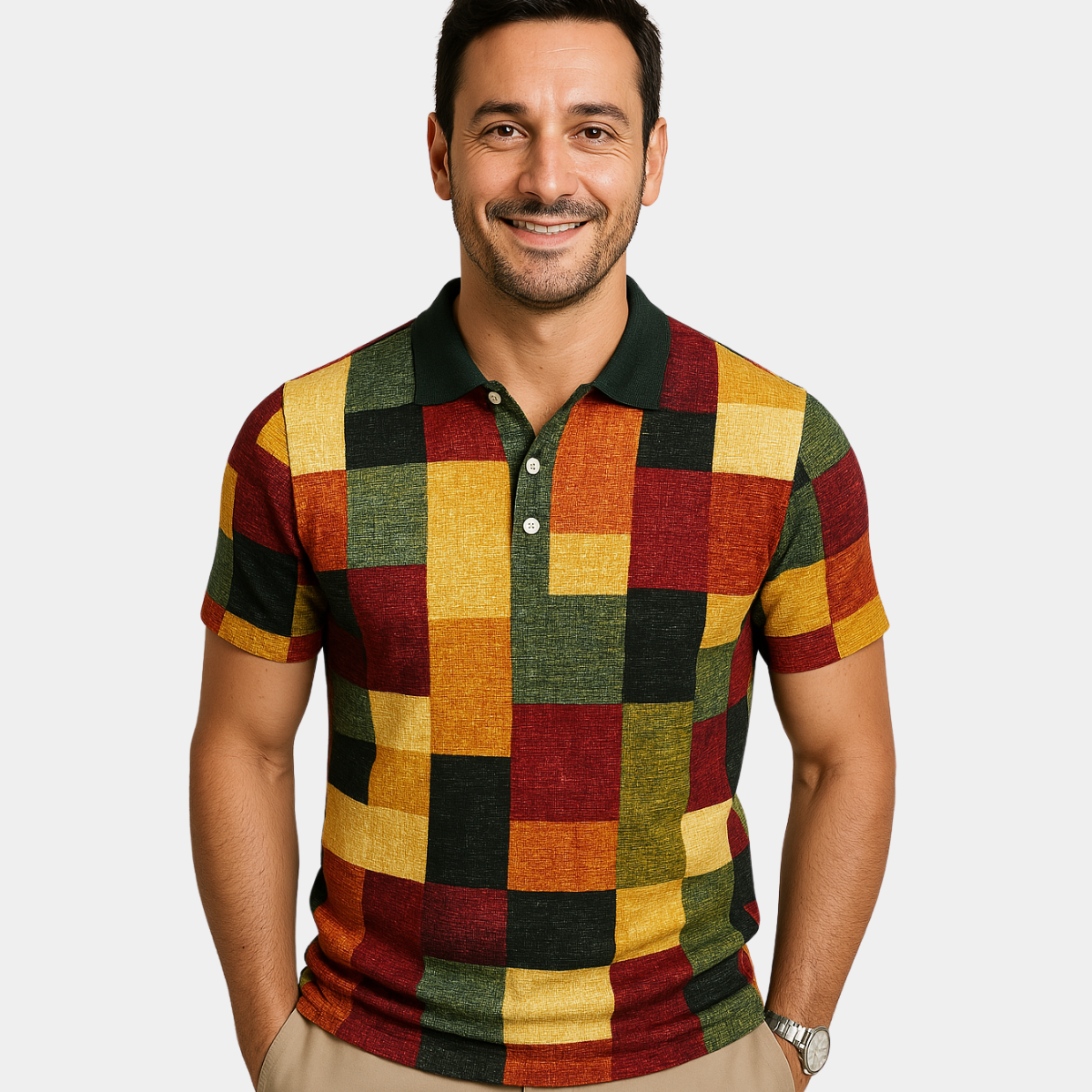 ELIO | POLO MULTICOLORE DA UOMO