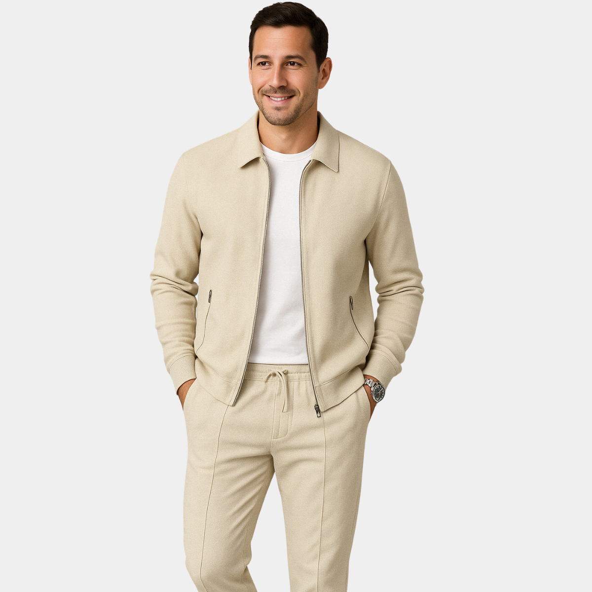 DARIO | COMPLETO UOMO CON ZIP VEST