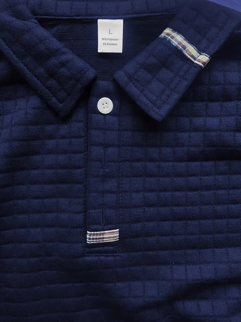 Antonio | Polo Shirt Testurizzato Con Tasca Sulla Manica