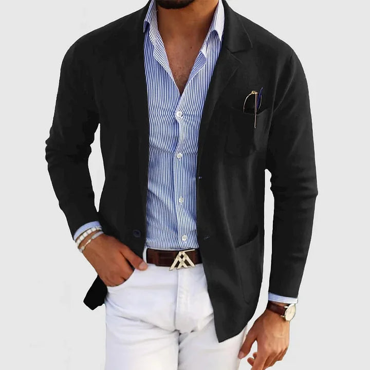 ROVESSA ROMA | LUSSUOSO BLAZER DA UOMO IN MORBIDO MATERIALE