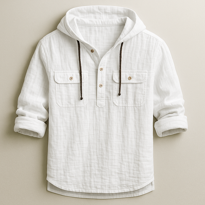 ROVESSA ROMA | MAGLIA CON CAPPUCCIO IN COTONE