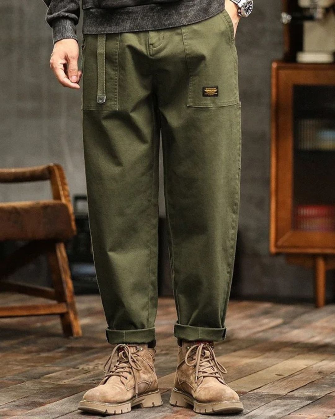 ROVESSA ROMA | PANTALONI CARGO CLASSICI