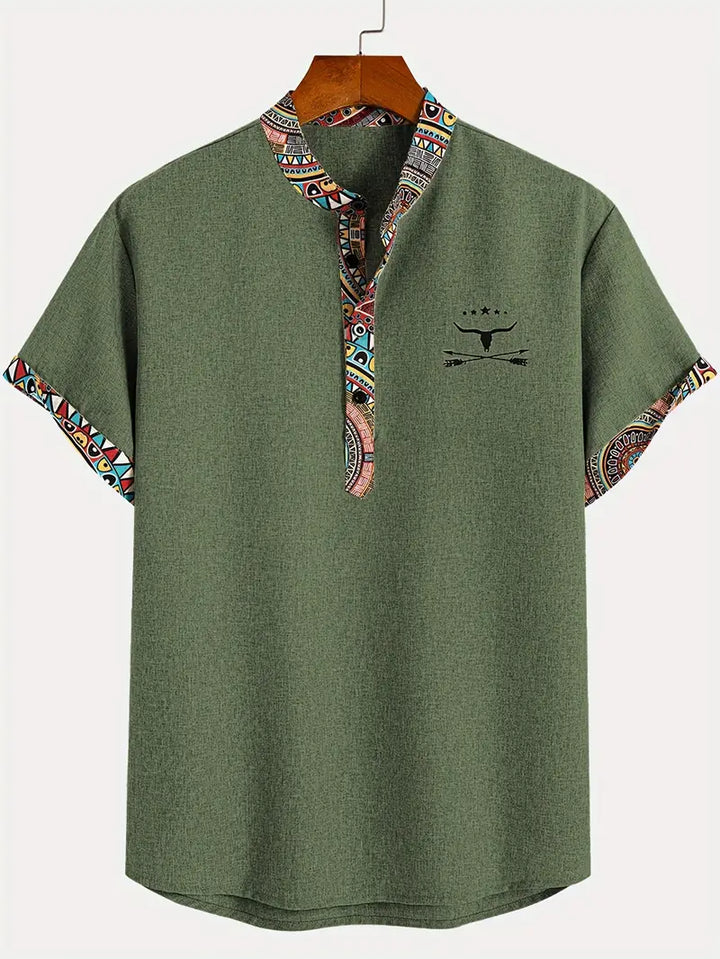SALVATORE | CAMICIA ELEGANTE A MANICHE CORTE