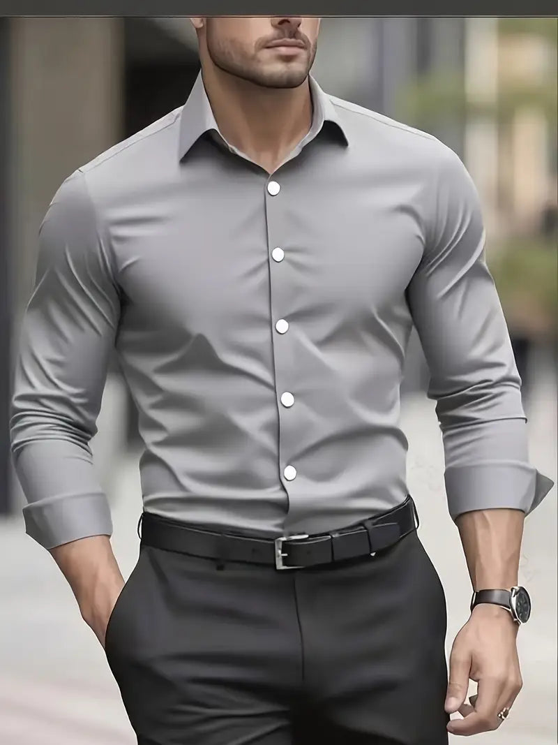 ROVESSA ROMA™ | CAMICIA TRASPIRANTE A MANICHE LUNGHE