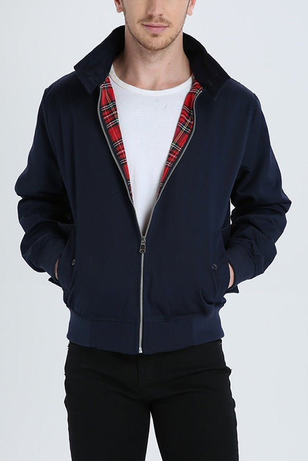 ADELMO | GIACCA CLASSICA CON FODERA TARTAN