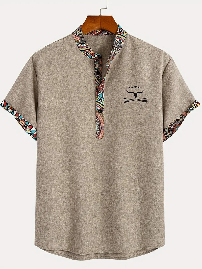 SALVATORE | CAMICIA ELEGANTE A MANICHE CORTE