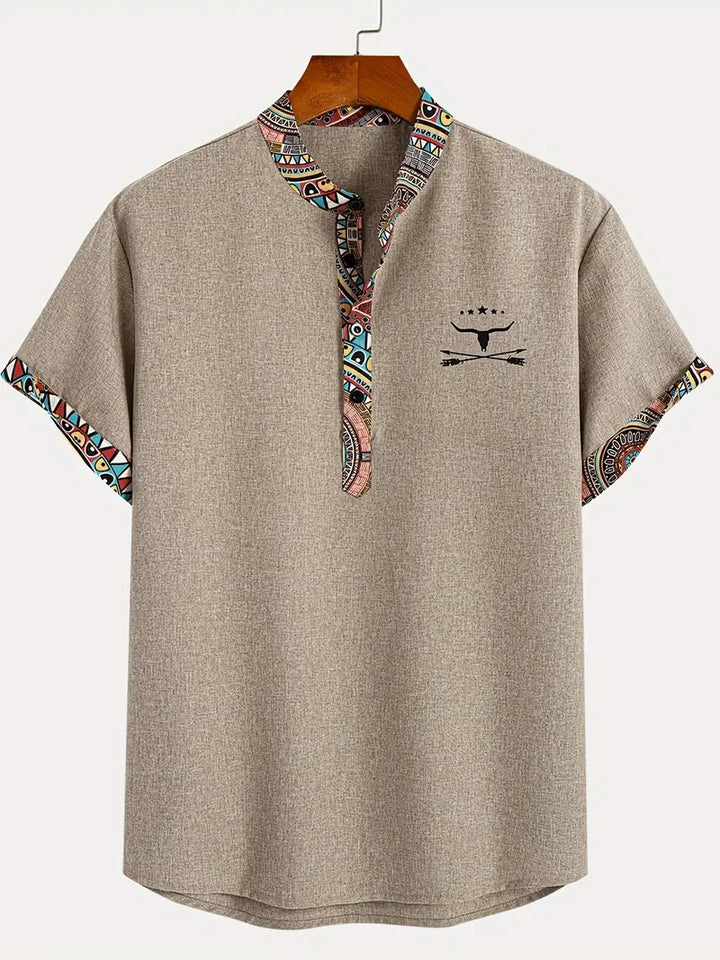 SALVATORE | CAMICIA ELEGANTE A MANICHE CORTE
