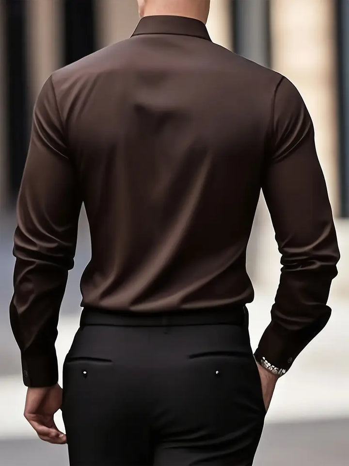 ROVESSA ROMA™ | CAMICIA TRASPIRANTE A MANICHE LUNGHE