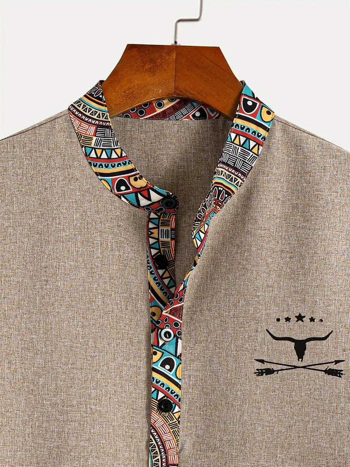 SALVATORE | CAMICIA ELEGANTE A MANICHE CORTE