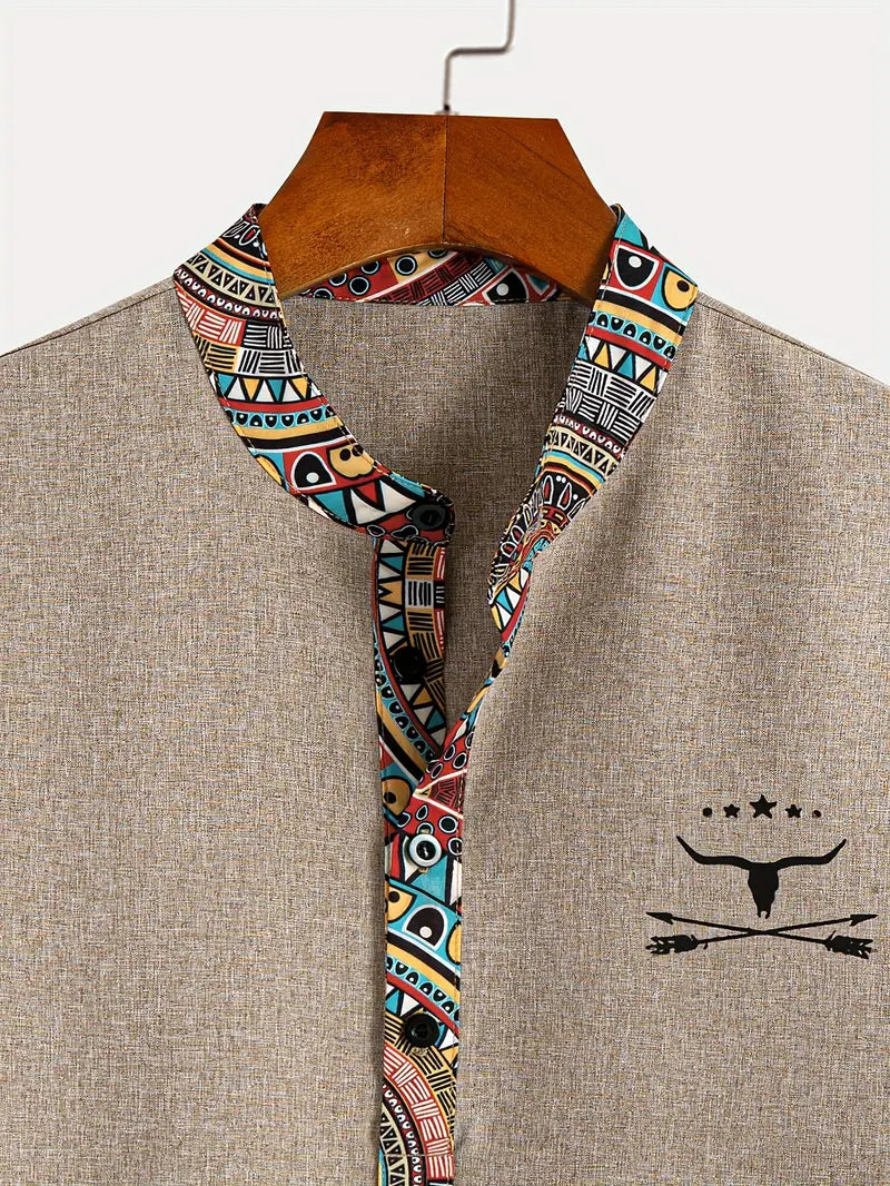 SALVATORE | CAMICIA ELEGANTE A MANICHE CORTE