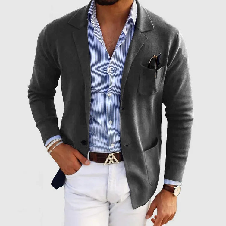 ROVESSA ROMA | LUSSUOSO BLAZER DA UOMO IN MORBIDO MATERIALE