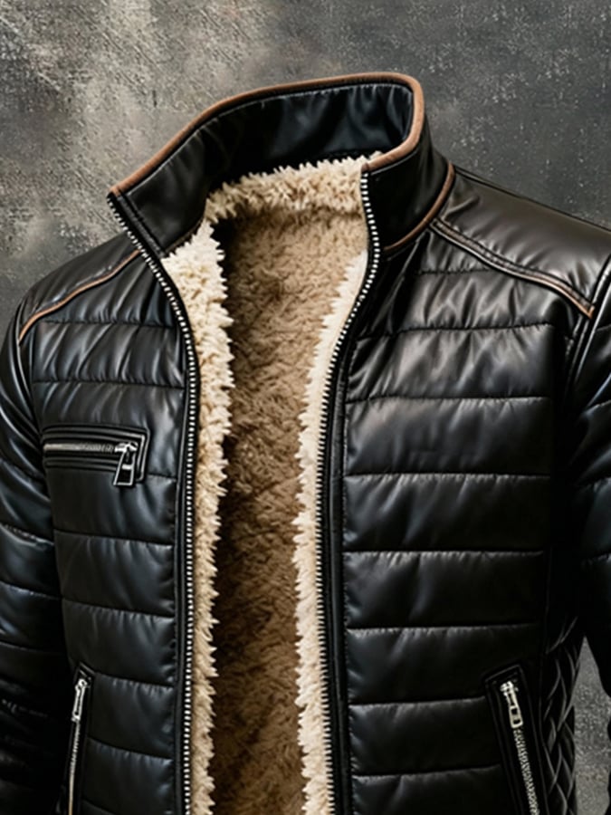 BRUNON | GIACCA LUSSUOSA IMBOTTITA CON FODERA IN PELUCHE