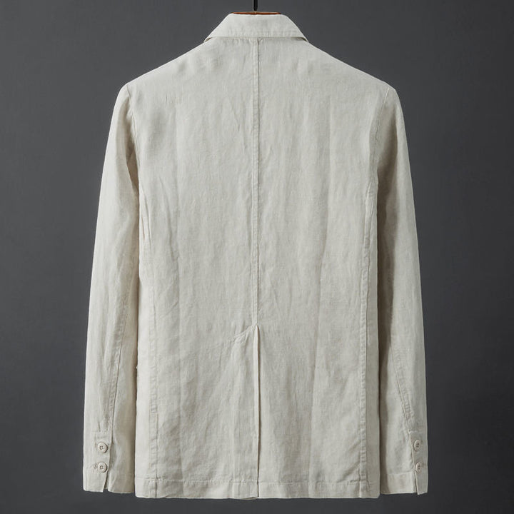MAURIZIO | BLAZER IN LINO E COTONE