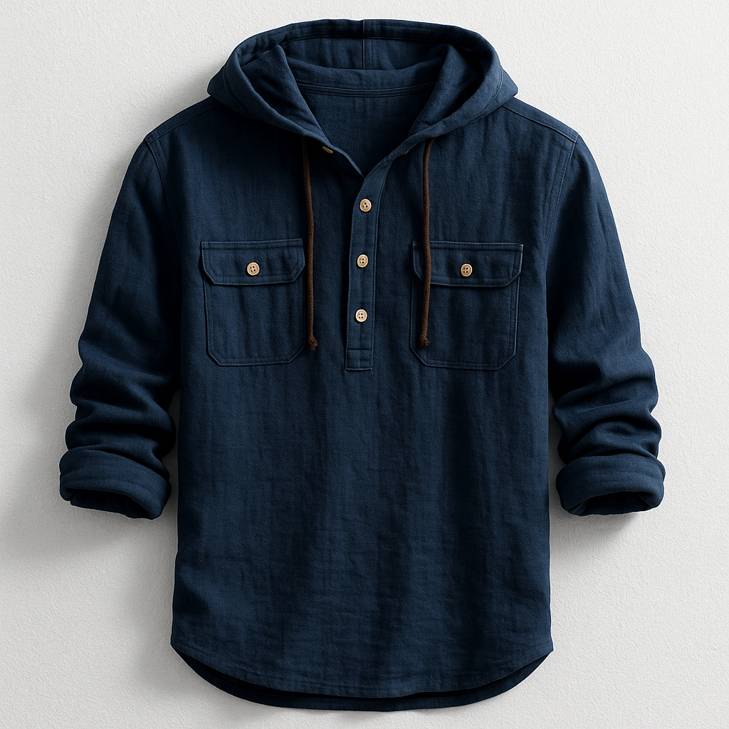 ROVESSA ROMA | MAGLIA CON CAPPUCCIO IN COTONE