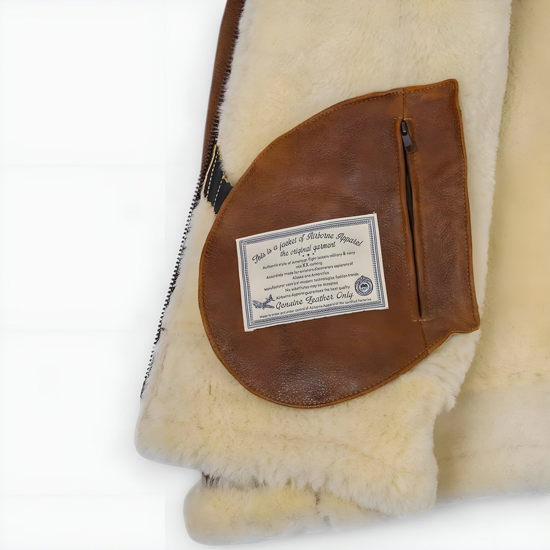 Gianni | Giacca bomber con cappuccio in pelliccia