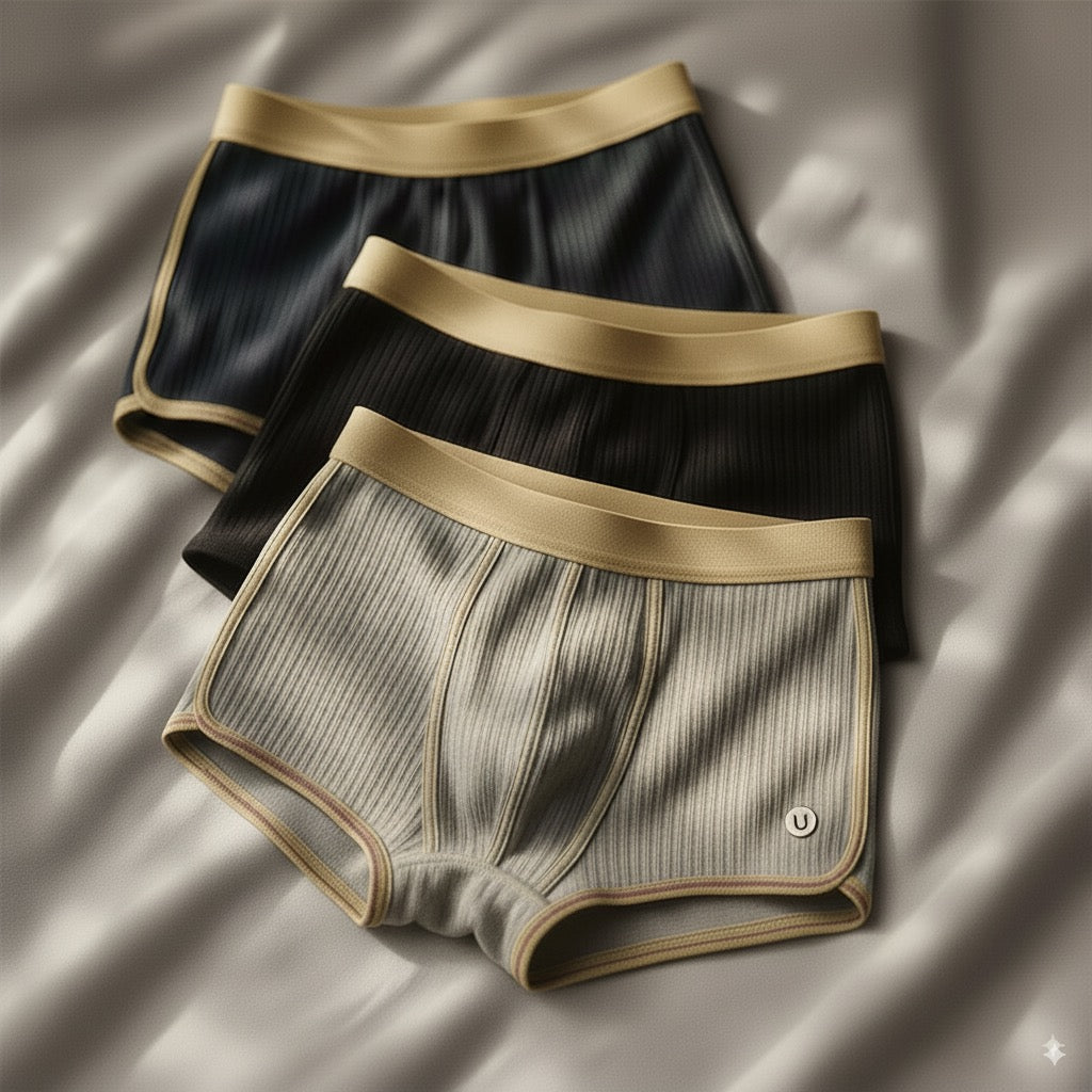 ROVESSA ROMA | BOXER IN COTONE BIOLOGICO DA UOMO (confezione da 3)