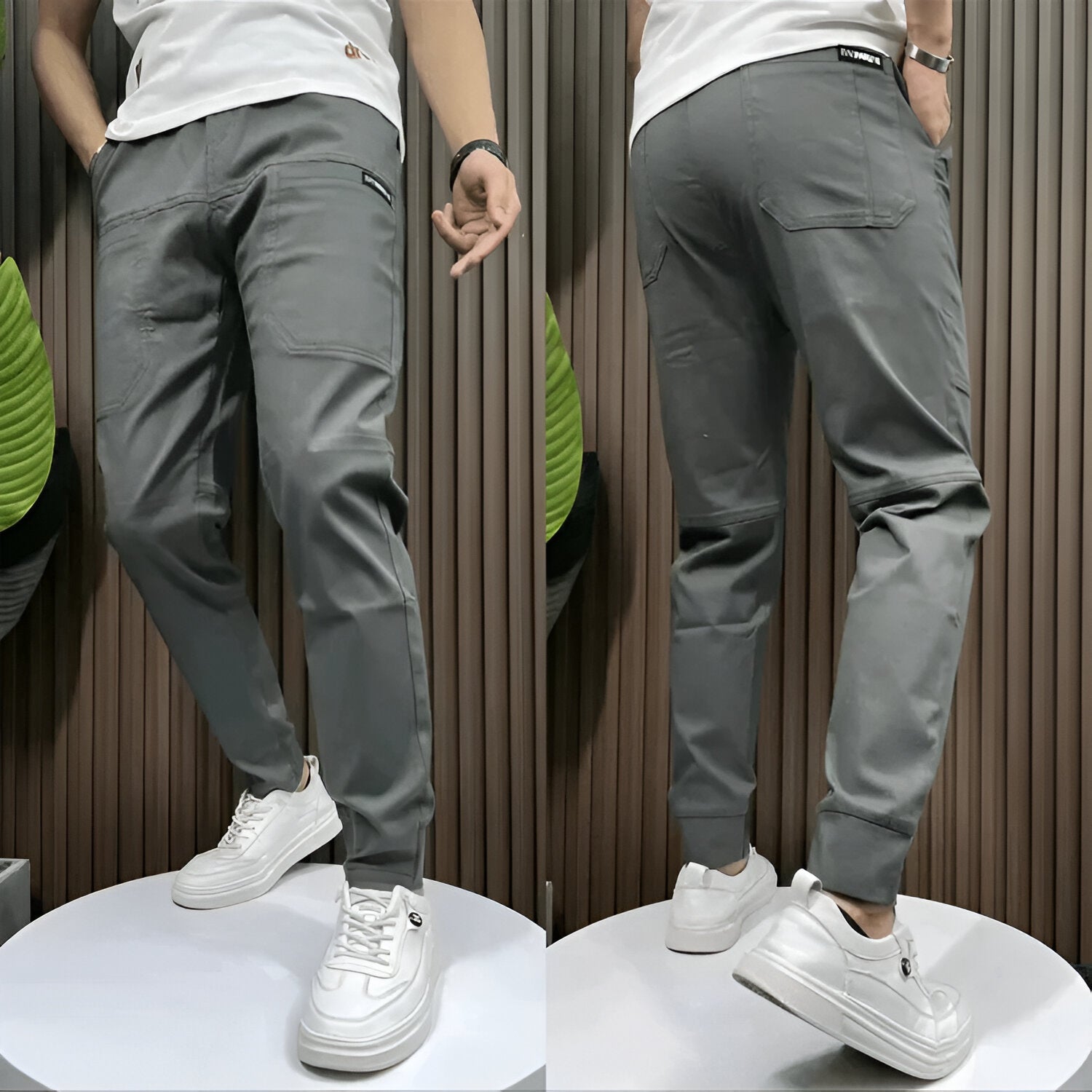 VALLIER | PANTALONI CARGO ELASTICIZZATI DA UOMO