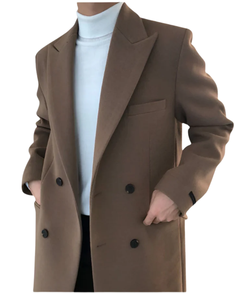 ROVESSA ROMA | CAPPOTTO DOPPIOPETTO ELEGANTE DA UOMO
