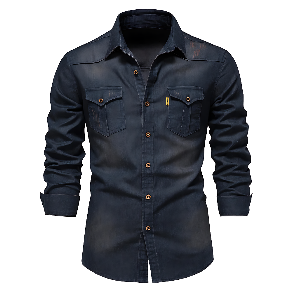 ROVESSA ROMA | CAMICIA IN DENIM SLIM