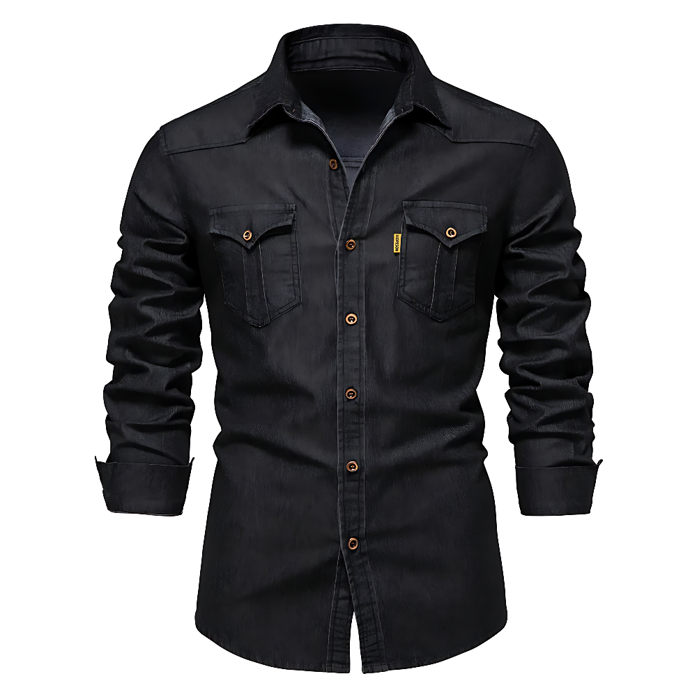 ROVESSA ROMA | CAMICIA IN DENIM SLIM