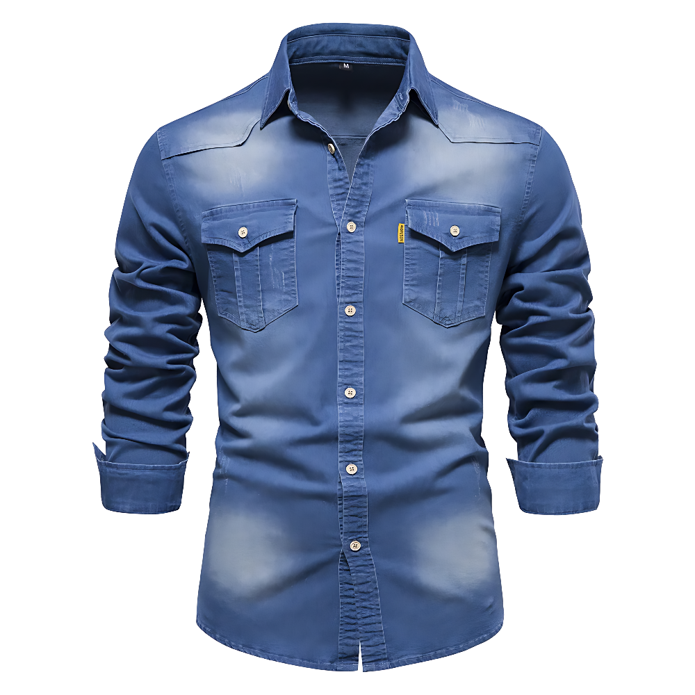 ROVESSA ROMA | CAMICIA IN DENIM SLIM