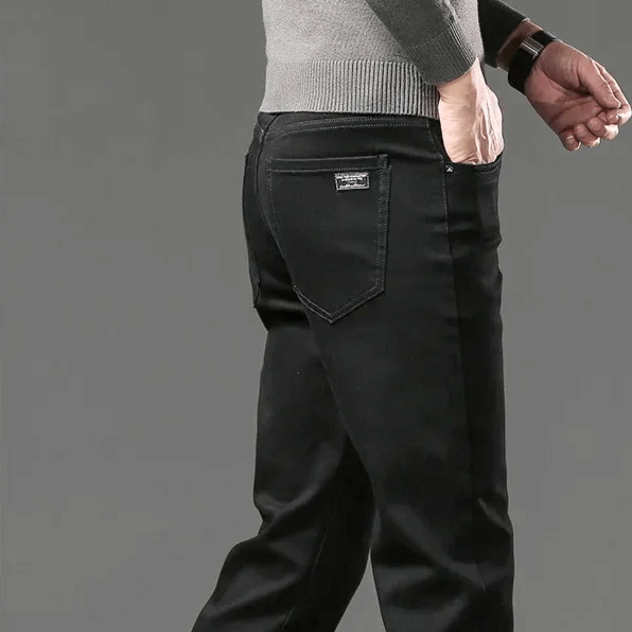 ROVESSA ROMA | PANTALONI IN DENIM TERMICO