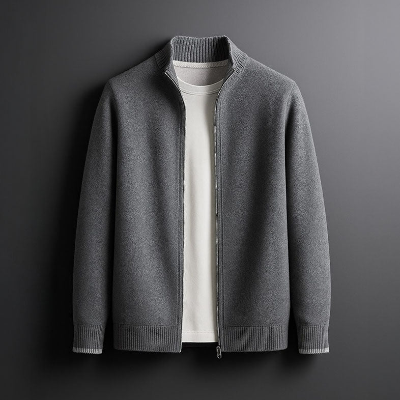 ROVESSA ROMA | GIACCA IN MAGLIA CON ZIP